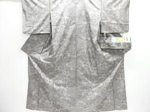 時代人物風景模様織出し本場大島紬着物（7マルキ）